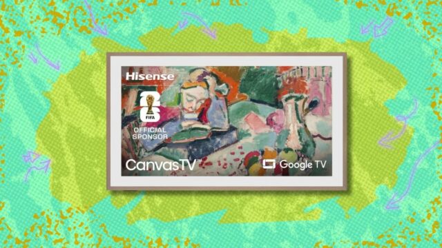 Economize mais de US $ 300 na Hisense classe QLED 4K S7N CanvasTV de 55 polegadas na Amazon
