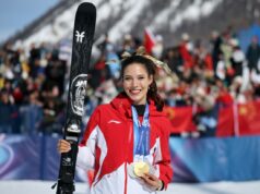 Eileen Gu posta foto comovente após conquista da medalha de ouro Eileen Gu
