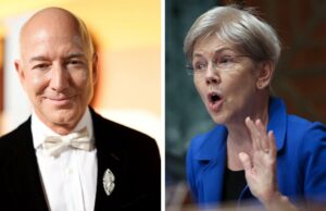 Elizabeth Warren diz que Bezos cortou funcionários do Washington Post para ‘sugar’ Trump | Vídeo Jogar