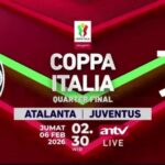 Em andamento! ANTV Atalanta x Juventus ao vivo nas quartas de final da Coppa Itália 2025/26