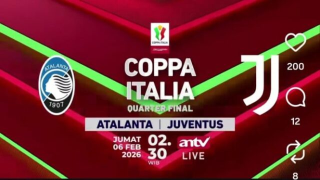 Em andamento! ANTV Atalanta x Juventus ao vivo nas quartas de final da Coppa Itália 2025/26
