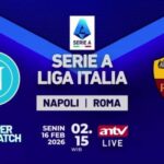 Em andamento! Duelo principal da Série A Napoli x AS Roma ao vivo na ANTV