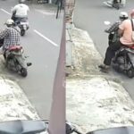 Em pé de guerra! Homem cola adesivos QR de jogos de azar on-line no sul de Jacarta, polícia intervém