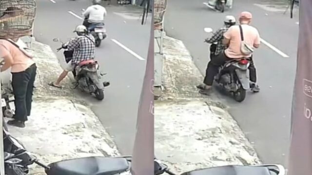 Em pé de guerra! Homem cola adesivos QR de jogos de azar on-line no sul de Jacarta, polícia intervém
