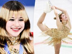 Encontramos o óleo labial exato das Olimpíadas de Inverno da patinadora artística Alysa Liu Batom líquido Rare Beauty em tom terracota fosco com aplicador arredondado.