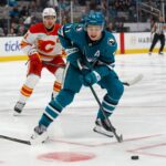 Erros no terceiro período custaram aos Sharks outra derrota para o Calgary Flames