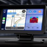 Tela do Android Auto no painel do carro