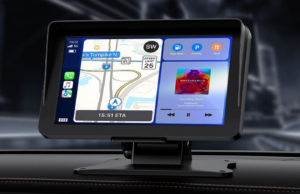 Esta tela do Android Auto acerta tudo o que a maioria dos motoristas precisa e custa apenas US $ 40 Tela do Android Auto no painel do carro