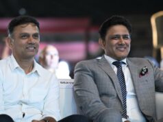 Estádio Chinnaswamy terá arquibancadas com nomes de Anil Kumble e Rahul Dravid Estádio Chinnaswamy terá arquibancadas com nomes de Anil Kumble e Rahul Dravid