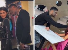 Estátua de cera de Blueface Chokes de Zendaya, em vídeo 021326_blueface_talk_museum_cal