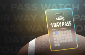 Este passe de um dia é a melhor maneira de assistir a um grande evento esportivo sem TV a cabo Ícones para todos os canais oferecidos pelo One Day Pass do Sling