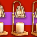 Uma vela sobre uma mesa