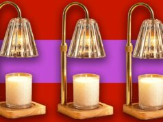 Estou terminando com chamas abertas em 2026 e esta lâmpada com 50% de desconto é o motivo Uma vela sobre uma mesa