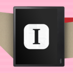 Instapaper rodando em um Boox Note Air5 C