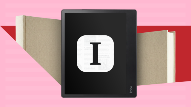 Instapaper rodando em um Boox Note Air5 C