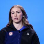 Caroline Harvey sparked breakup rumors before USA-Canada game.