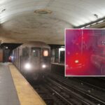 Um estudante da Universidade Yeshiva foi atacado por vários “bandidos mascarados” na estação de trem 1 na 181st Street e St. Nicholas Avenue em Washington Heights em 12 de fevereiro de 2026.