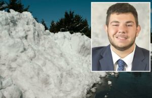 Estudante universitário de Long Island morto por envenenamento por monóxido de carbono enquanto carregava o telefone no carro durante uma nevasca histórica Foto da cabeça do aluno da Salve, Joseph Boutros, sorrindo enquanto usava terno e gravata.