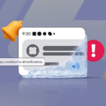 um telefone na mão exibindo uma notificação de um jogo para celular