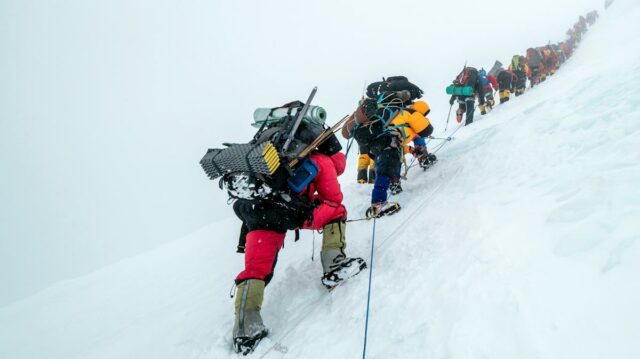 Cordilheira na província de Karnali, no Nepal