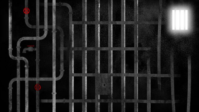 An illustration of prison bars.