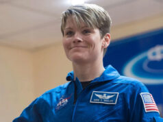 Ex-mulher do astronauta é condenada por mentir que o ex-cônjuge cometeu o primeiro crime no espaço Astronauta da NASA Anne McClain em novembro de 2018 STR/AFP via Getty