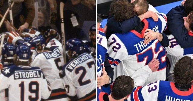 Explicação das semelhanças entre 'Milagre no Gelo' dos anos 1980 Explicação das semelhanças entre 'Milagre no Gelo' dos anos 1980 e vitória no hóquei masculino dos EUA em 2026