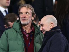 Explicado: o Man Utd agora tem uma ‘preocupação’ de bastidores de £ 60 milhões que foi levantada em reuniões com Jim Ratcliffe Gráfico representando a dívida de transferência do Manchester United