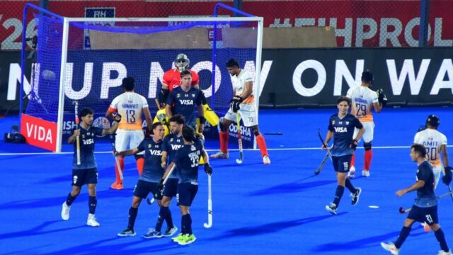 FIH Pro League: Índia sofre derrota humilhante por 0-8 contra a Argentina
