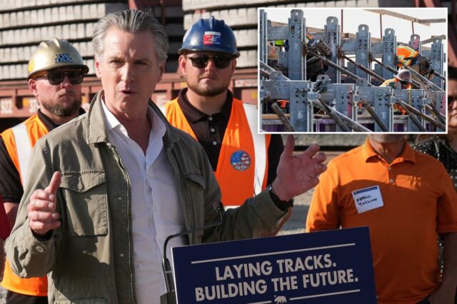 Ferrovia de alta velocidade da Califórnia atingida com novo projeto de lei de atraso recorde enquanto Gavin Newsom se move para enterrar recordes
