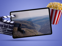 Fiz um pequeno ajuste no meu tablet Android e agora ele está muito melhor para filmes Tela exibindo uma interface de desktop do Android com um Google Pixel próximo a ele e alguns mascotes do Android em segundo plano