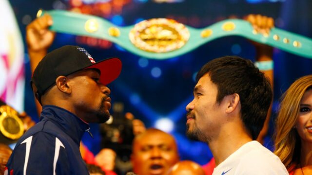 Floyd Mayweather e Manny Pacquiao se preparam para revanche de boxe ao vivo na Netflix em setembro
