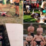 Fotos horríveis surgem do acampamento de verão da elite, onde adolescentes supostamente reconstituíram o Holocausto