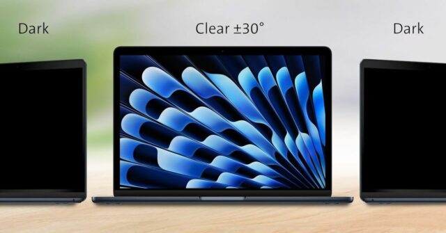 Futuros MacBooks podem pegar emprestado um recurso da Samsung para Futuros MacBooks podem pegar emprestado um recurso da Samsung para resolver um irônico problema de privacidade | Tela de privacidade de Kensington mostrada