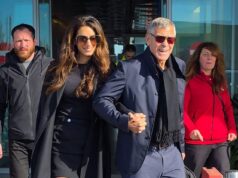 George Clooney, 64, dá as mãos à sua chique esposa Amal, 47, quando eles chegam a Milão para a cerimônia de abertura dos Jogos Olímpicos de Inverno George Clooney, 64, deu as mãos à esposa Amal, 47, quando pousaram em Milão para a cerimônia de abertura dos Jogos Olímpicos de Inverno de 2026, na sexta-feira.
