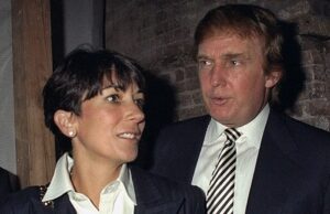 Ghislaine Maxwell se oferece para exonerar Trump se ela for libertada da prisão Ghislaine Maxwell e Donald Trump em uma festa em 1997.