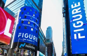 Gigante de empréstimos Fintech Figure confirma violação de dados Figure Technology Solutions Inc. signage during the company's initial public offering at the Nasdaq MarketSite in New York, US, on Thursday, Sept. 11, 2025.