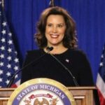 Governador de Michigan, Whitmer. Governador de Michigan promove tributação de jogos de azar que poderia arrecadar US$ 800 milhões para o Medicaid