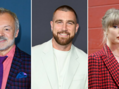 Graham Norton revela se Travis Kelce veio para a gravação do vídeo de ‘Opalite’ Taylor-Swift-Releases-Opalite-Video-GettyImages-2196817916