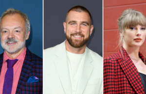 Graham Norton revela se Travis Kelce veio para a gravação do vídeo de ‘Opalite’ Taylor-Swift-Releases-Opalite-Video-GettyImages-2196817916