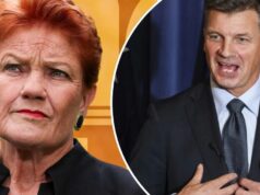 Grande obstáculo para Angus Taylor enquanto One Nation empata com a Coalition Angus Taylor e Jane Hume em conferência de imprensa