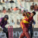Hetmyer acerta 50 em 22 bolas, o mais rápido de um rebatedor das Índias Ocidentais na Copa do Mundo T20