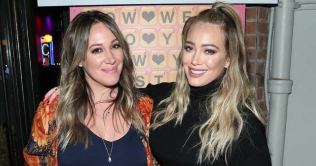 Hilary Duff aborda com lágrimas o relacionamento distante com a irmã Haylie

