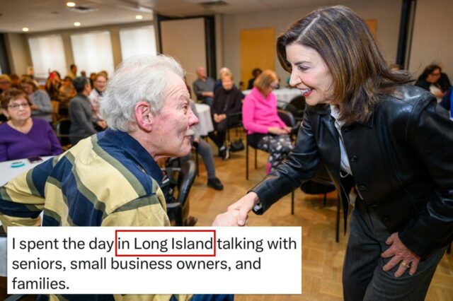 Hochul comete uma gafe em Long Island que deixa os moradores enlouquecidos
