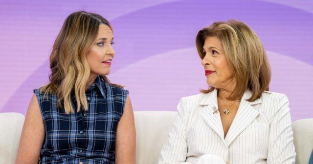 Hoda reflete sobre quem apoiou os colegas de hoje em tempos difíceis: 'Foi Savannah. Ela estava lá'
