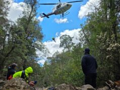 Homem milagrosamente encontrado vivo depois de quase quatro dias desaparecido em um matagal acidentado Um homem foi encontrado vivo depois de sobreviver quase quatro dias sem comida, água ou suprimentos em um matagal acidentado na Tasmânia.