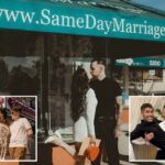 'I Do' em um minuto de Los Angeles enquanto os casamentos no mesmo dia explodem no Dia dos Namorados