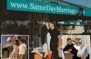 ‘I Do’ em um minuto de Los Angeles enquanto os casamentos no mesmo dia explodem no Dia dos Namorados 'I Do' em um minuto de Los Angeles enquanto os casamentos no mesmo dia explodem no Dia dos Namorados