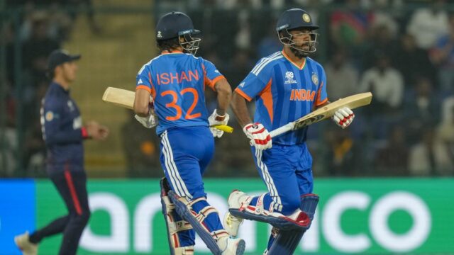 IND vs NAM: Índia registra maior total de PowerPlay nas Copas do Mundo T20
