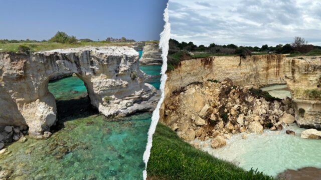 Icônico ‘Arco dos Amantes’ na costa italiana desaba no Dia dos Namorados
